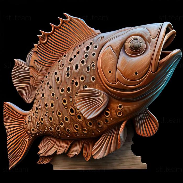 3D model Bobacella corvina (STL)